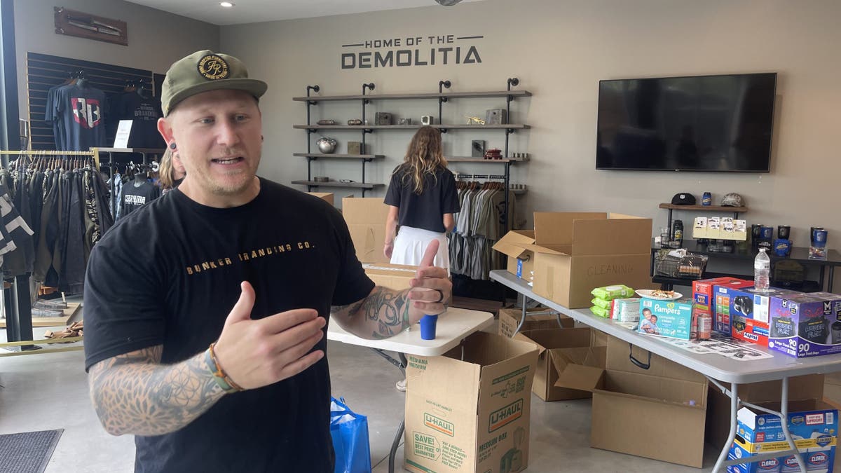 Clint Sanders, owner of Bunker Branding in Boerne, Texas.