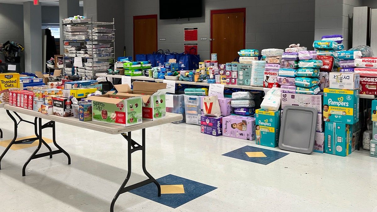 Supplies astatine a Texas simple school