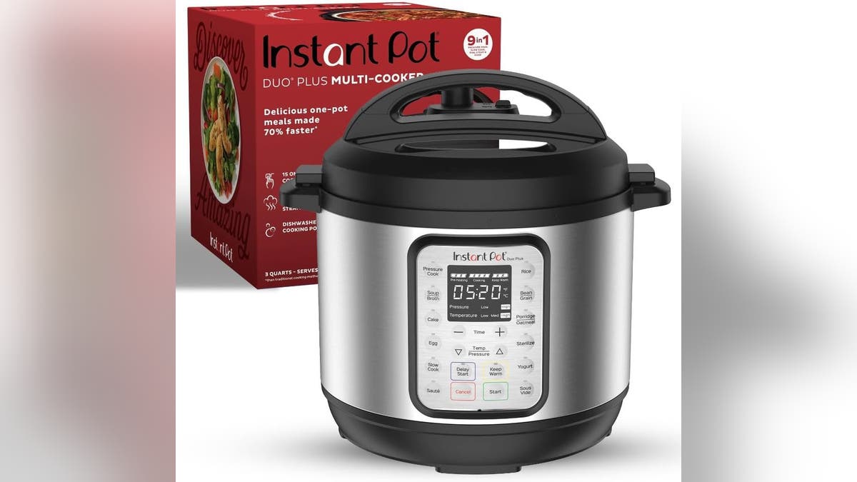 Get meals done quickly with this pressure cooker.