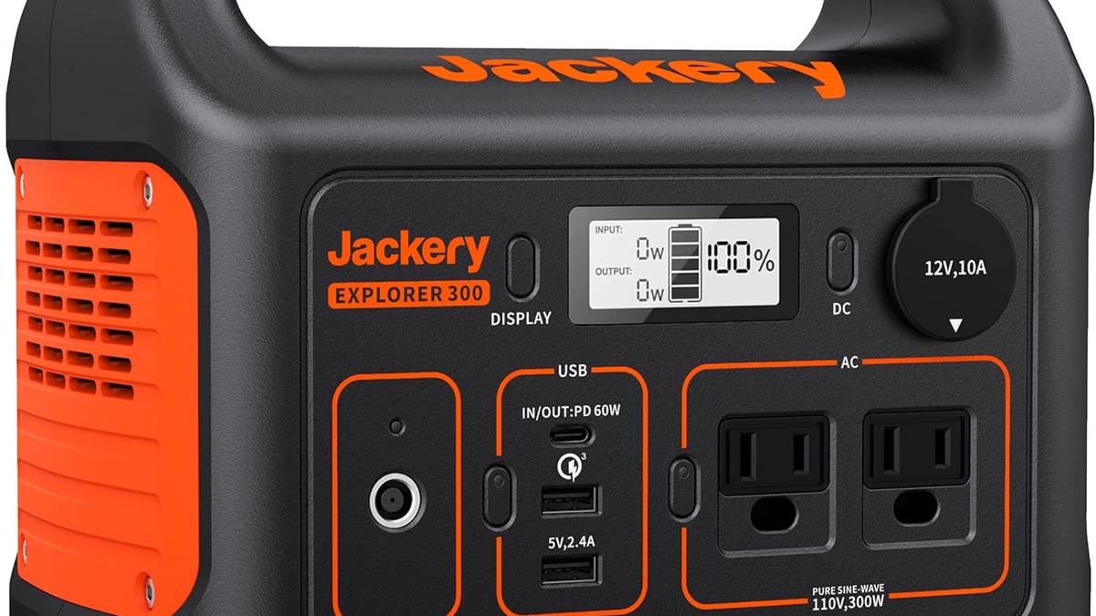 The Jackery offers portable power.