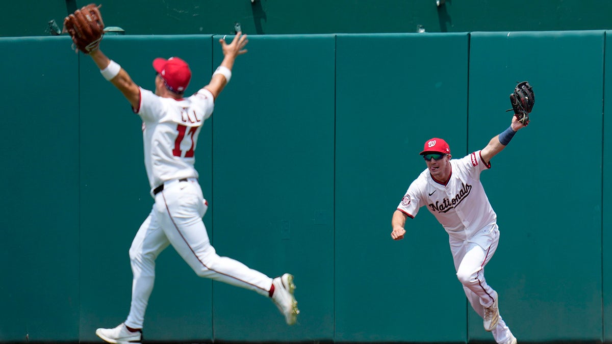 Jacob Young celebrates