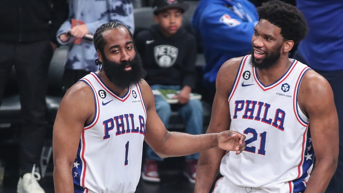 James Harden and Joel Embiid talk