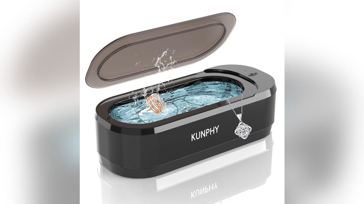 Take care of your jewelry with this ultrasonic cleaning device.