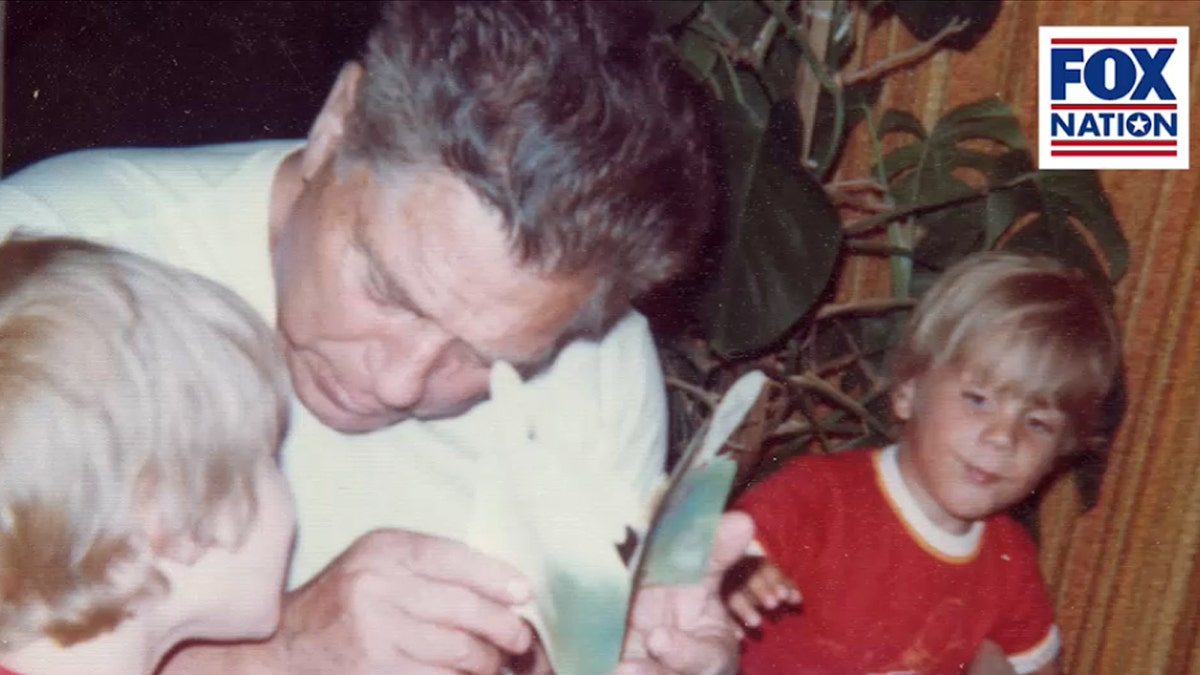 Jimmy Hoffa with children