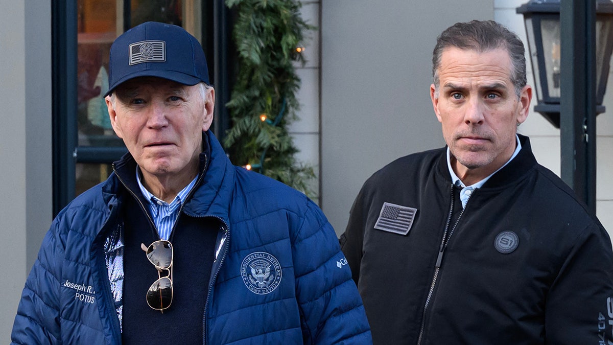 Joe Biden and his son Hunter Biden in November 2024