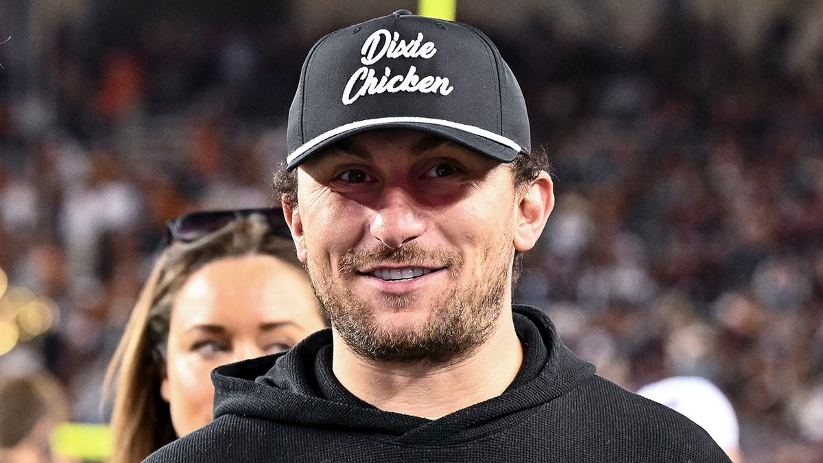Johnny Manziel on the sidelines