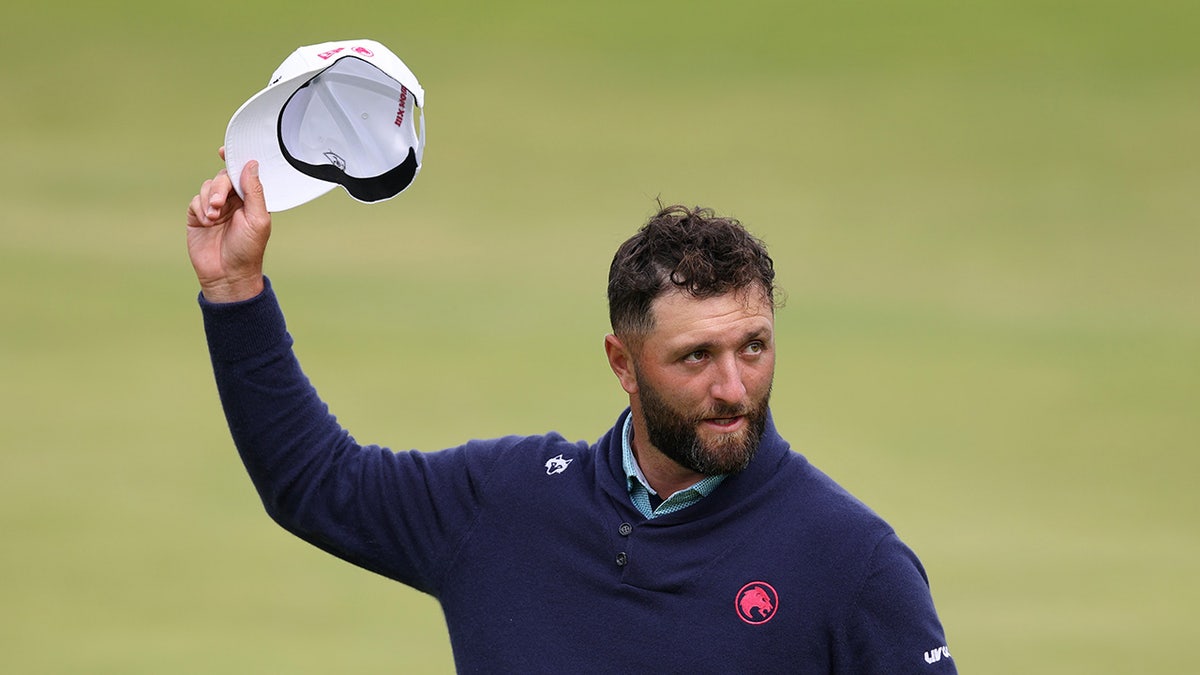 Jon Rahm acknowledged the crowd