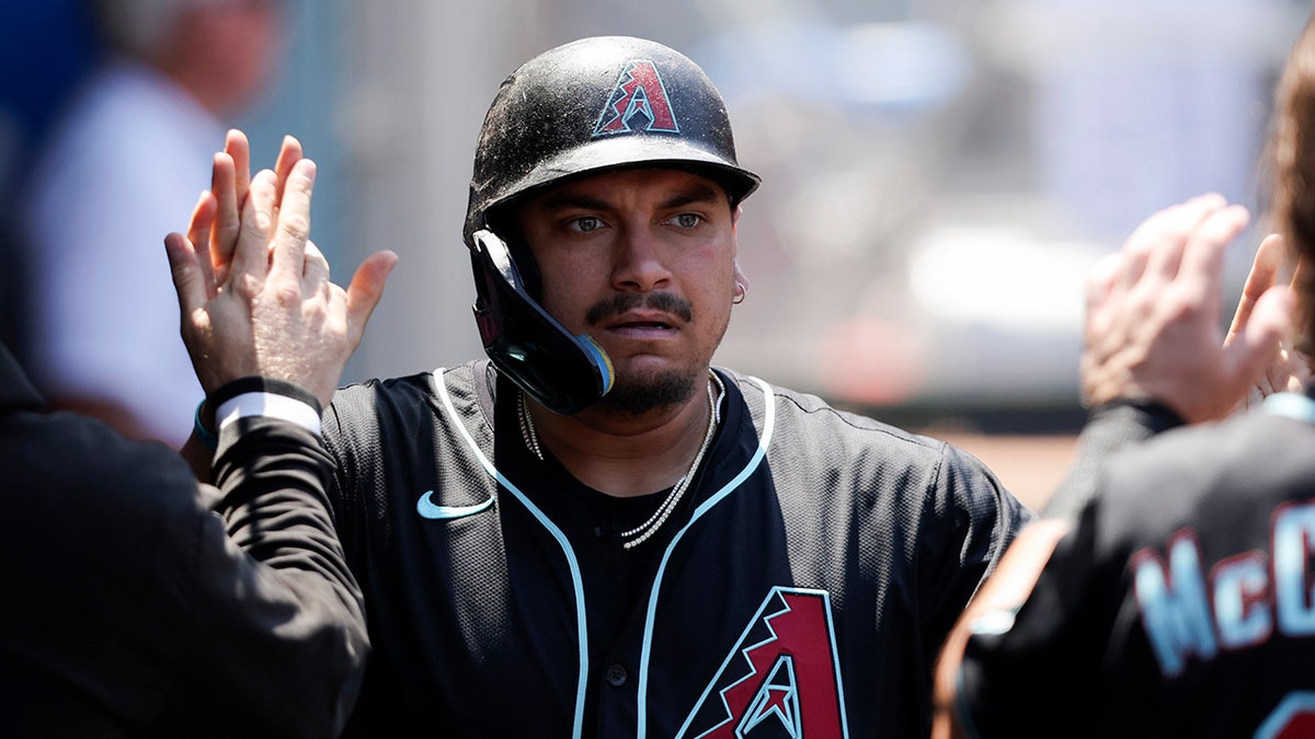 Josh Naylor celebrates