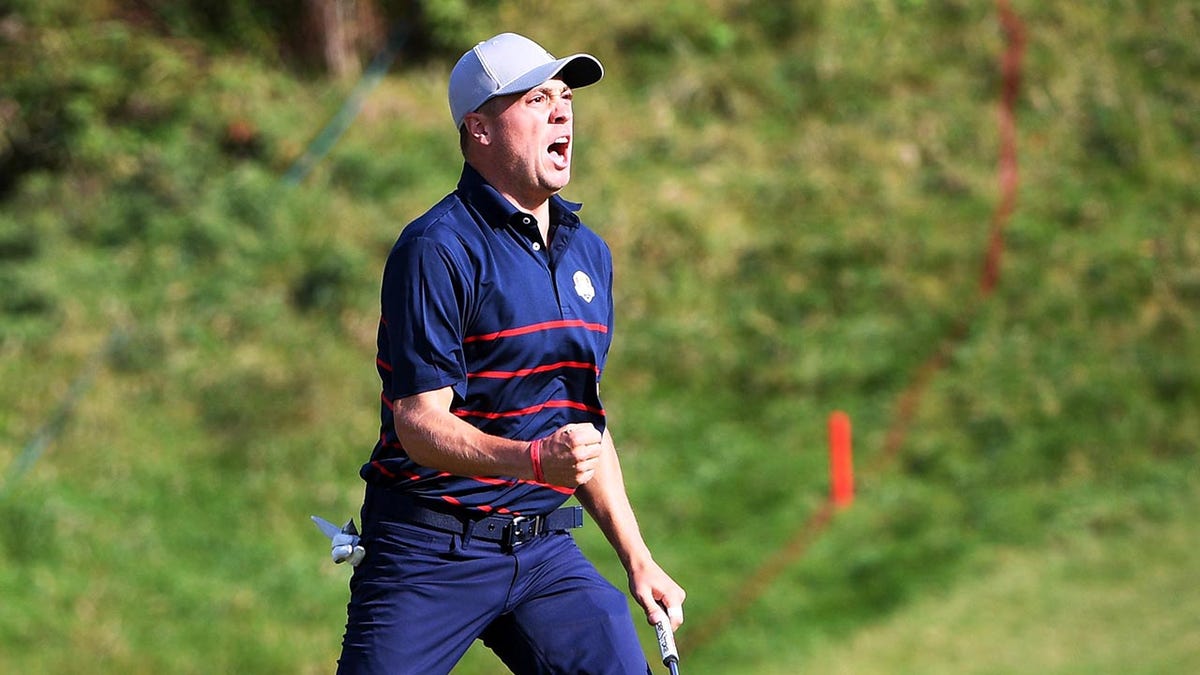 Justin Thomas hyped