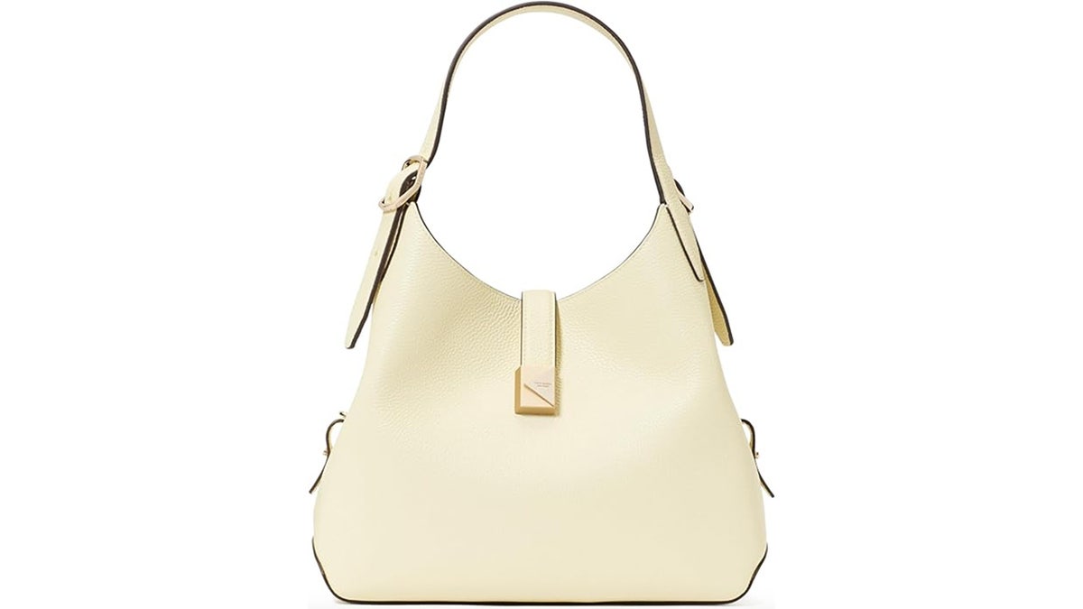Kate Spade’s crossbody tote is roomy with an adjustable strap.