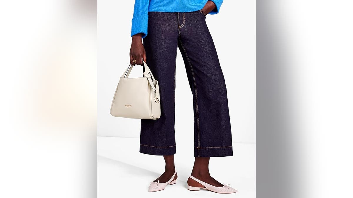 Wear this chic leather Kate Spade with everything.