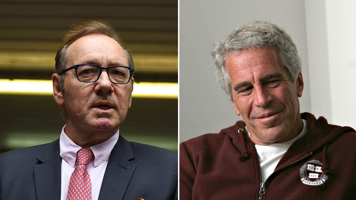 a split of kevin spacey and jeffrey epstein