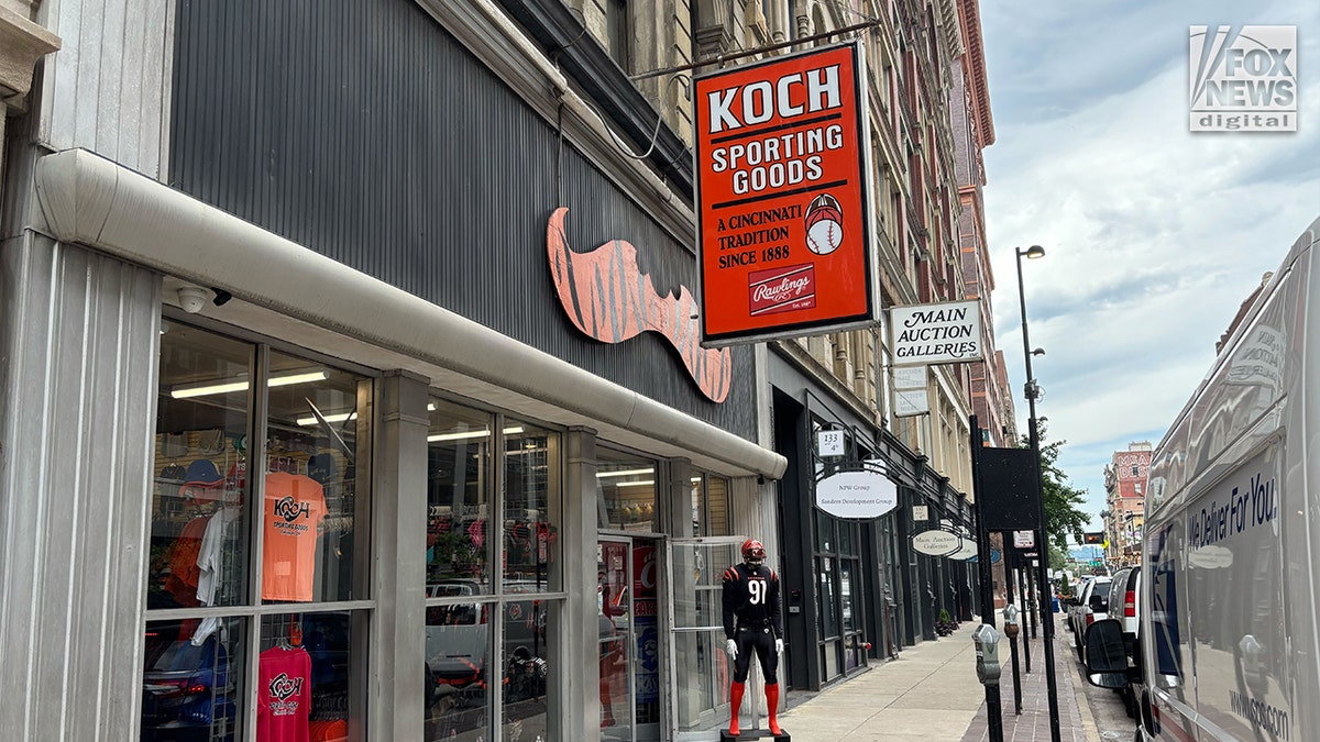 Area across from LoVe, scene of Cincinnati beatdown