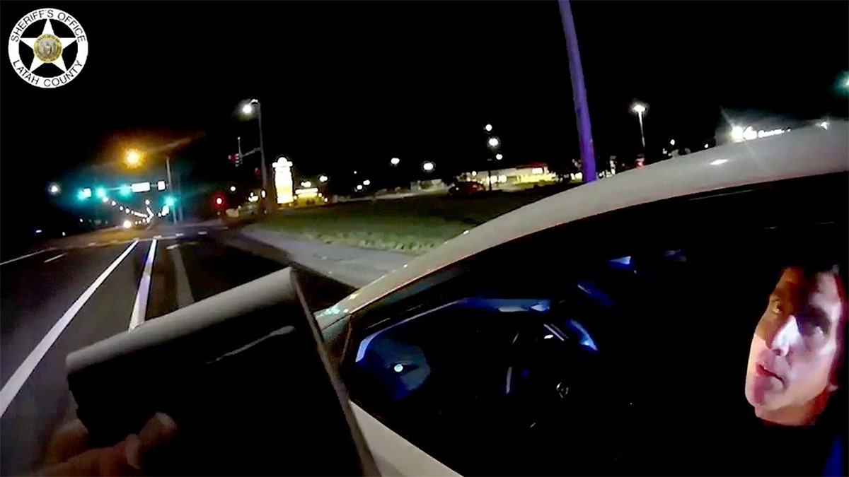 Bryan Kohberger in a traffic stop.