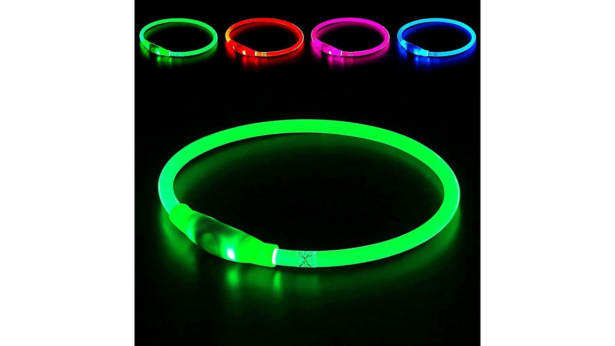 This color will keep your dog safe when it gets dark.