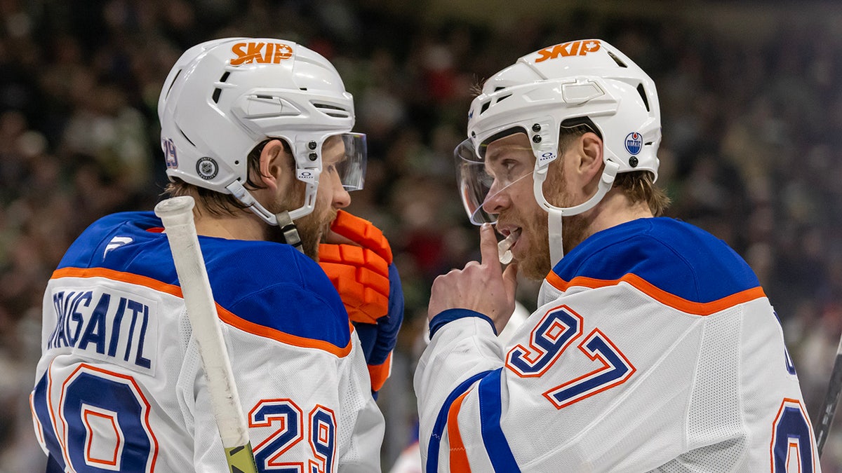 Connor McDavid and Leon Draisaitl talk