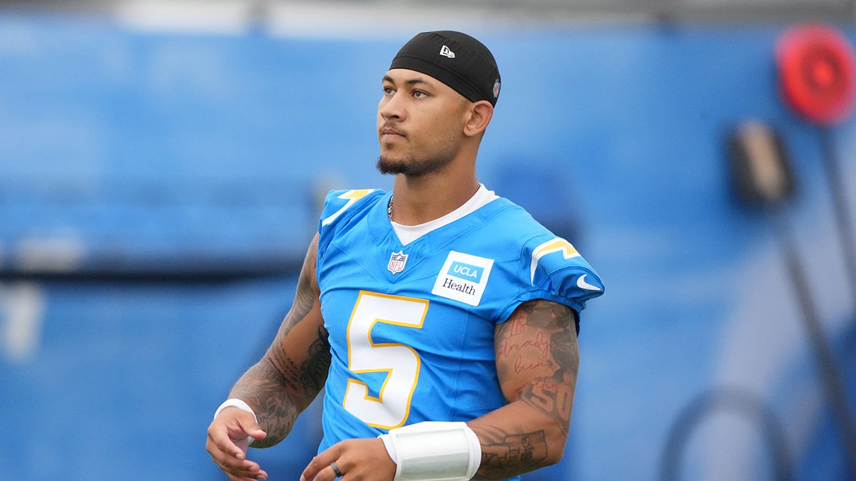 Trey Lance at training camp