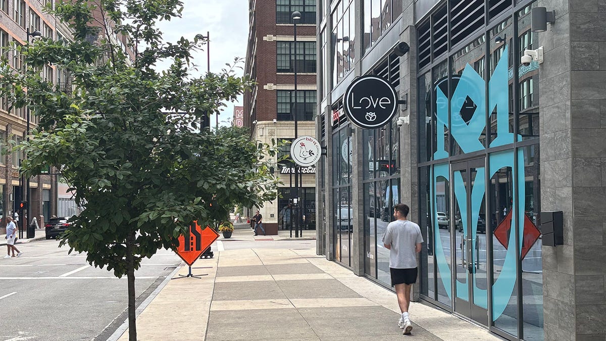 Cincinnati street corner near LoVe, scene of viral beatdown