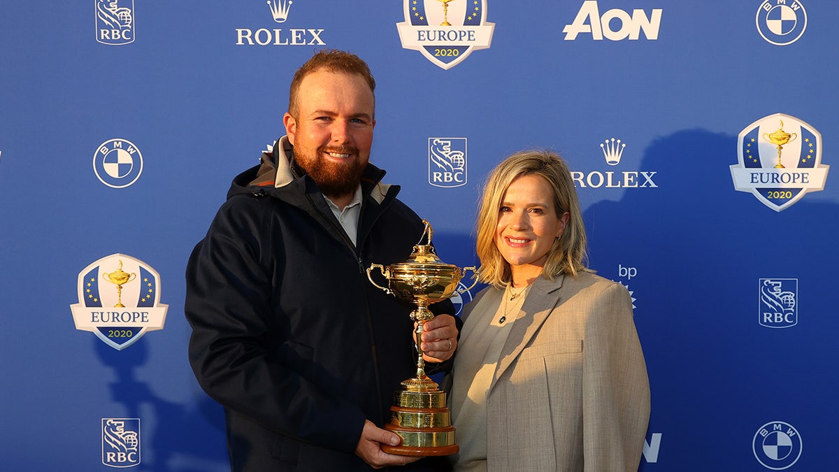 Shane Lowry and wife
