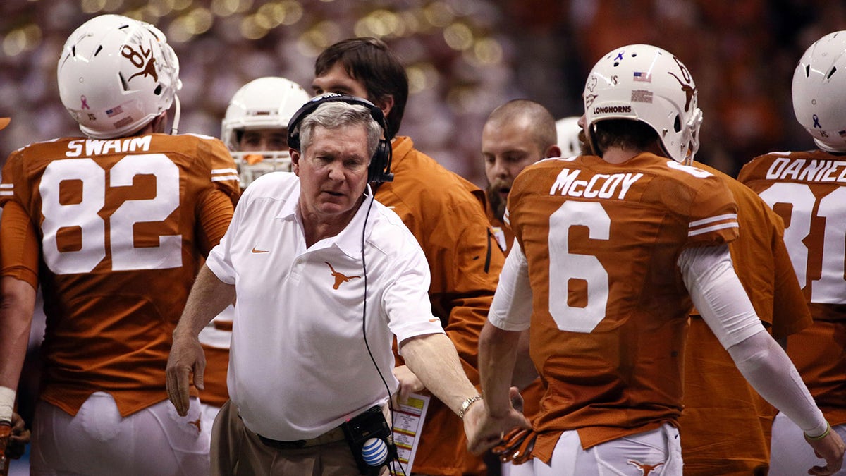 Mack Brown and Case McCoy