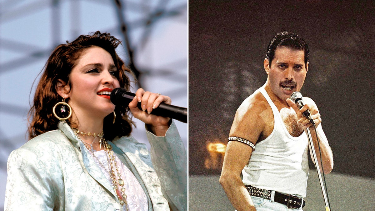 Madonna and Freddie Mercury