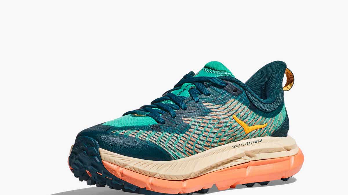 Wear these on the trail for a cushioned run.