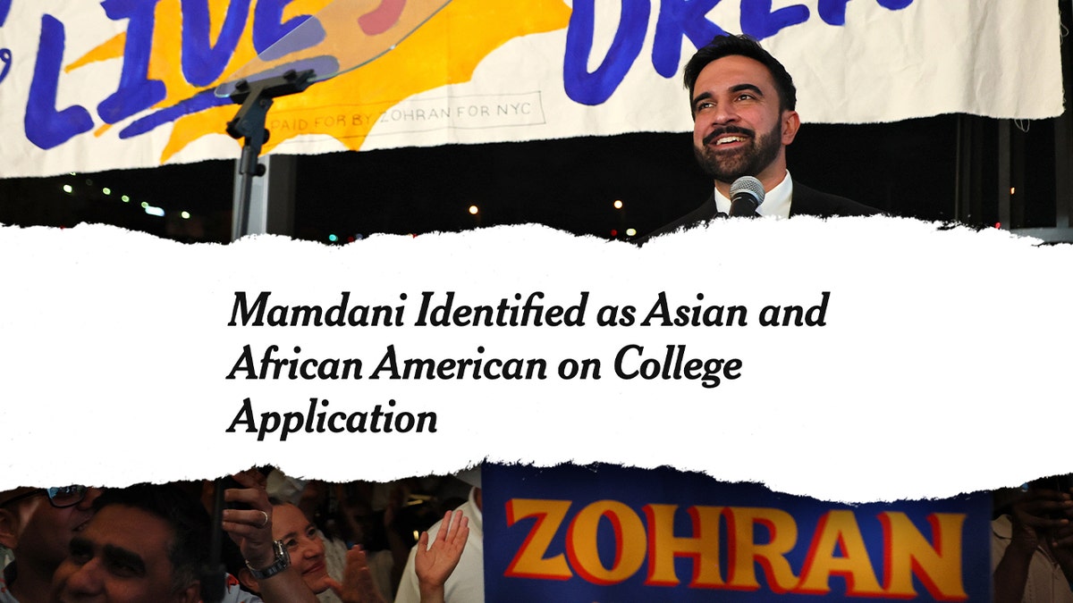 The New York Times published a report on Thursday about Zohran Mamdani's Columbia University college application.