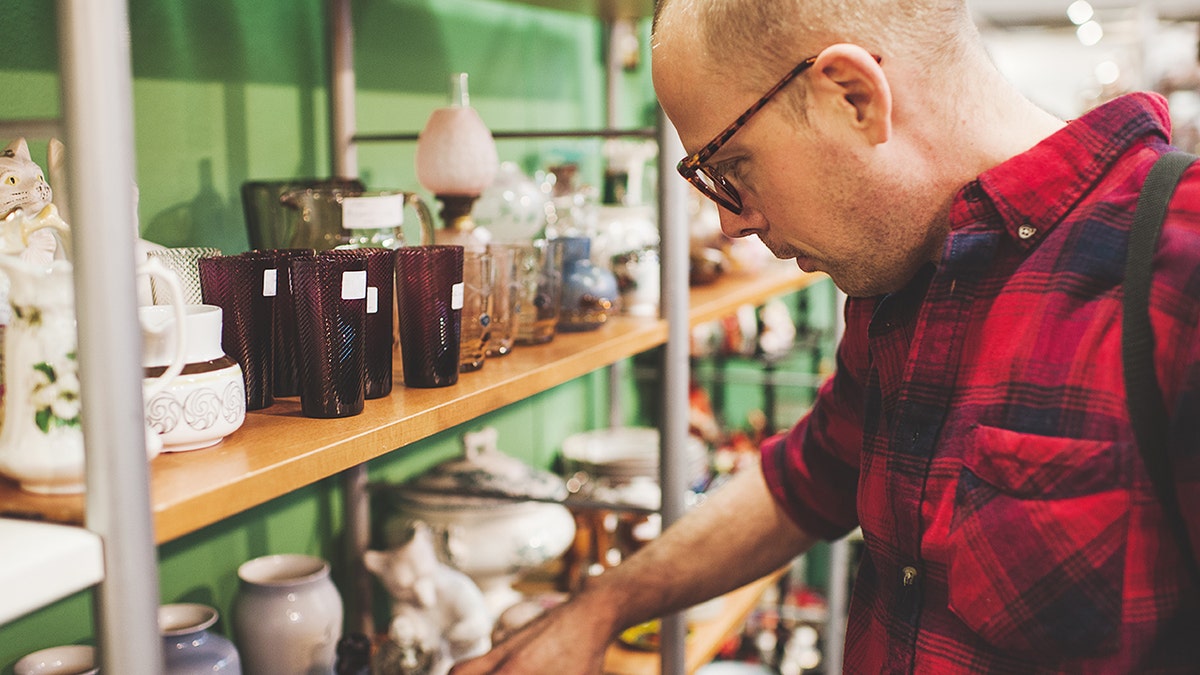 Man seen shopping in secondhand store