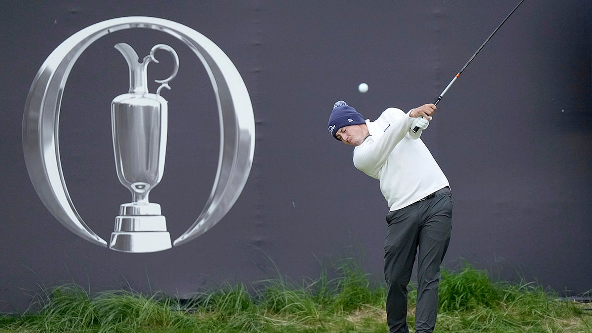 Matt Fitzpatrick plays shot