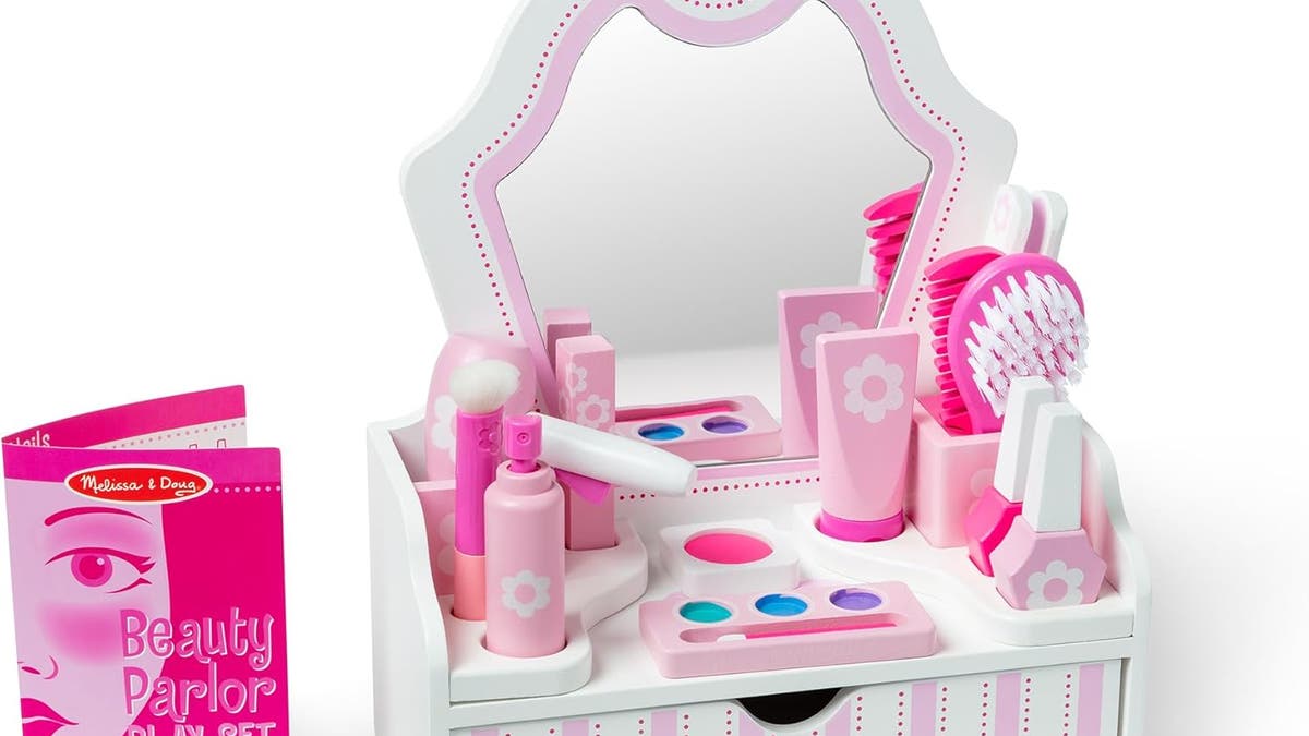 Try a vanity set with everything they need to pretend play.