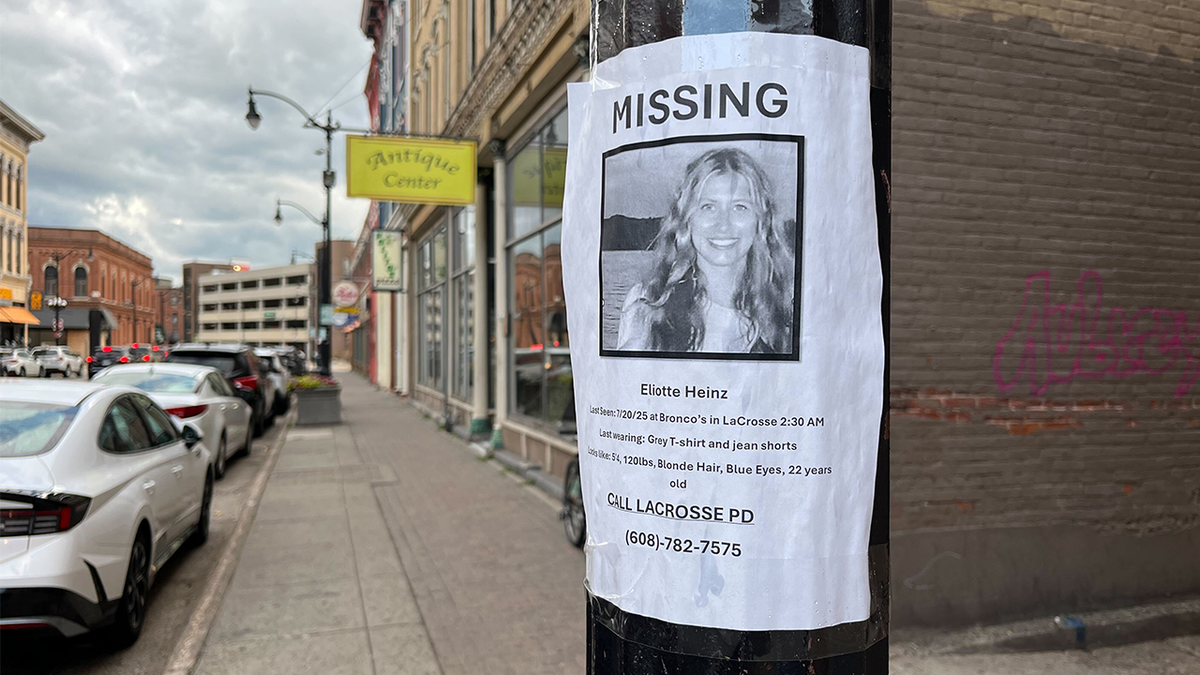 Missing poster Eliotte Heinz