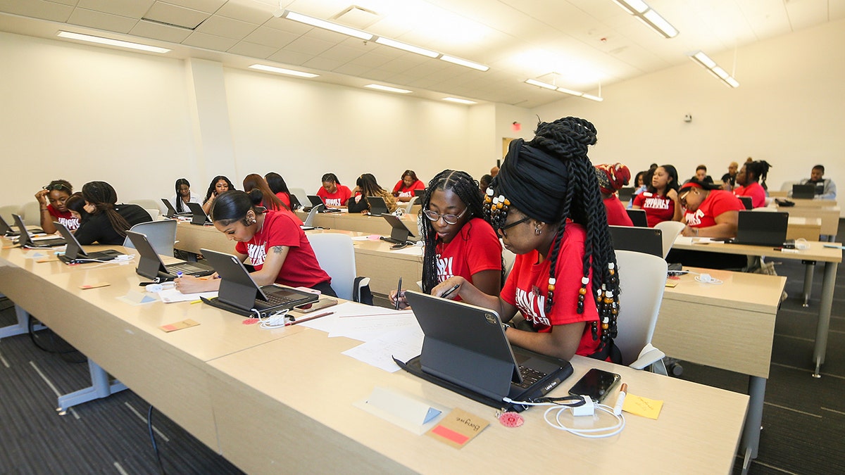 Mississippi classroom of students
