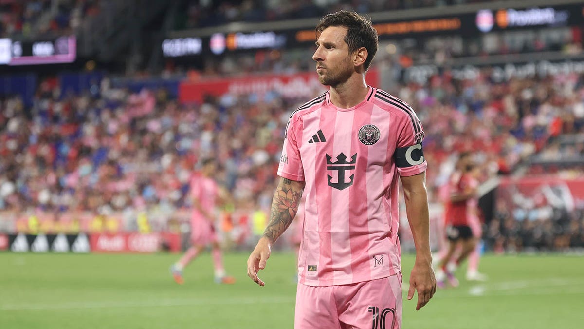 Lionel Messi at a MLS game