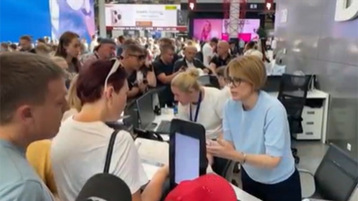 Flight cancellations and delays in Moscow, Russia