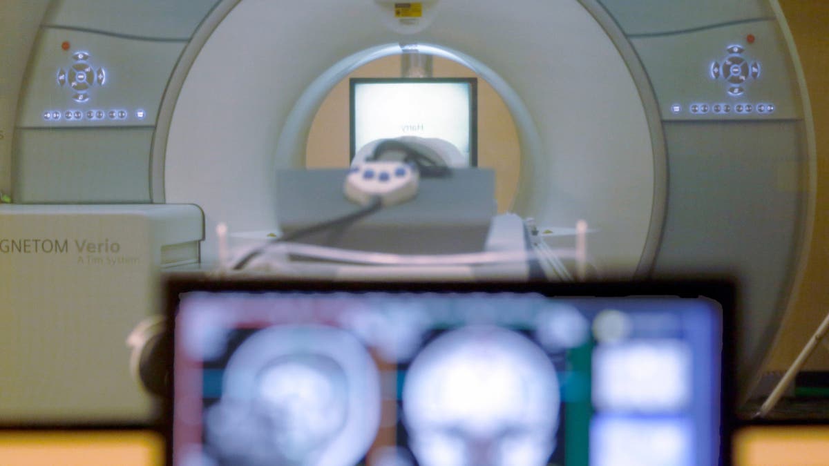 Empty MRI machine