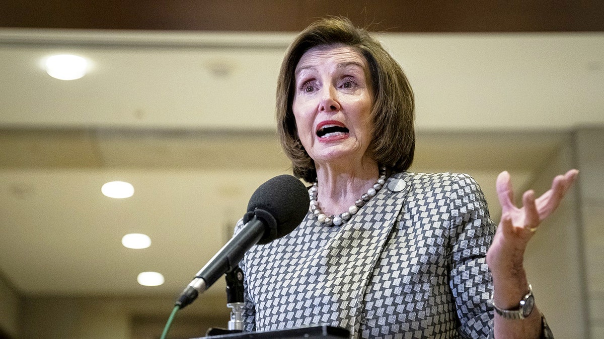 Rep. Nancy Pelosi will speak in Washington, DC.