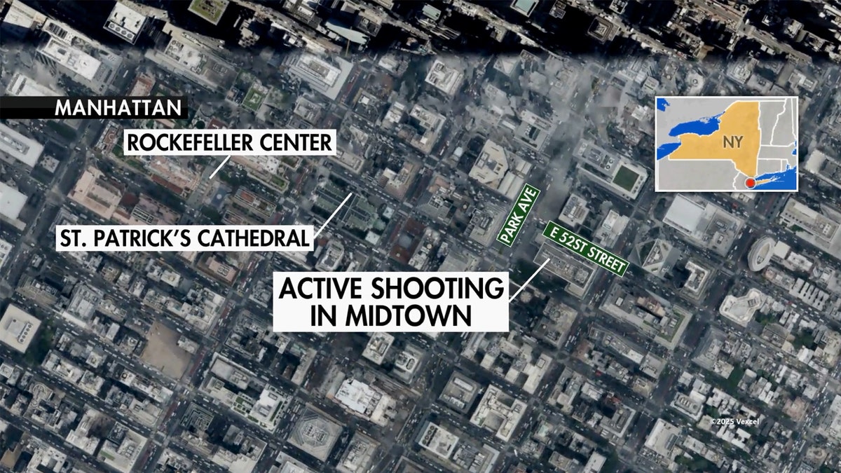 Map of deadly NYC office attack