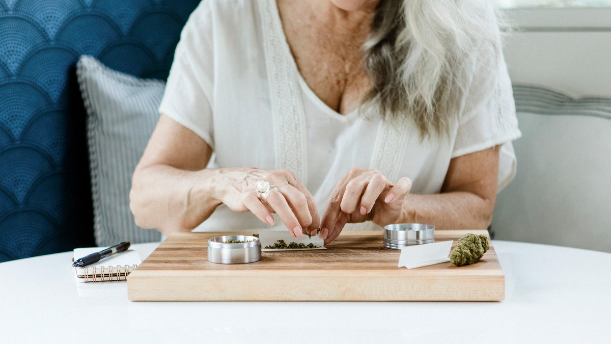Older woman cannabis