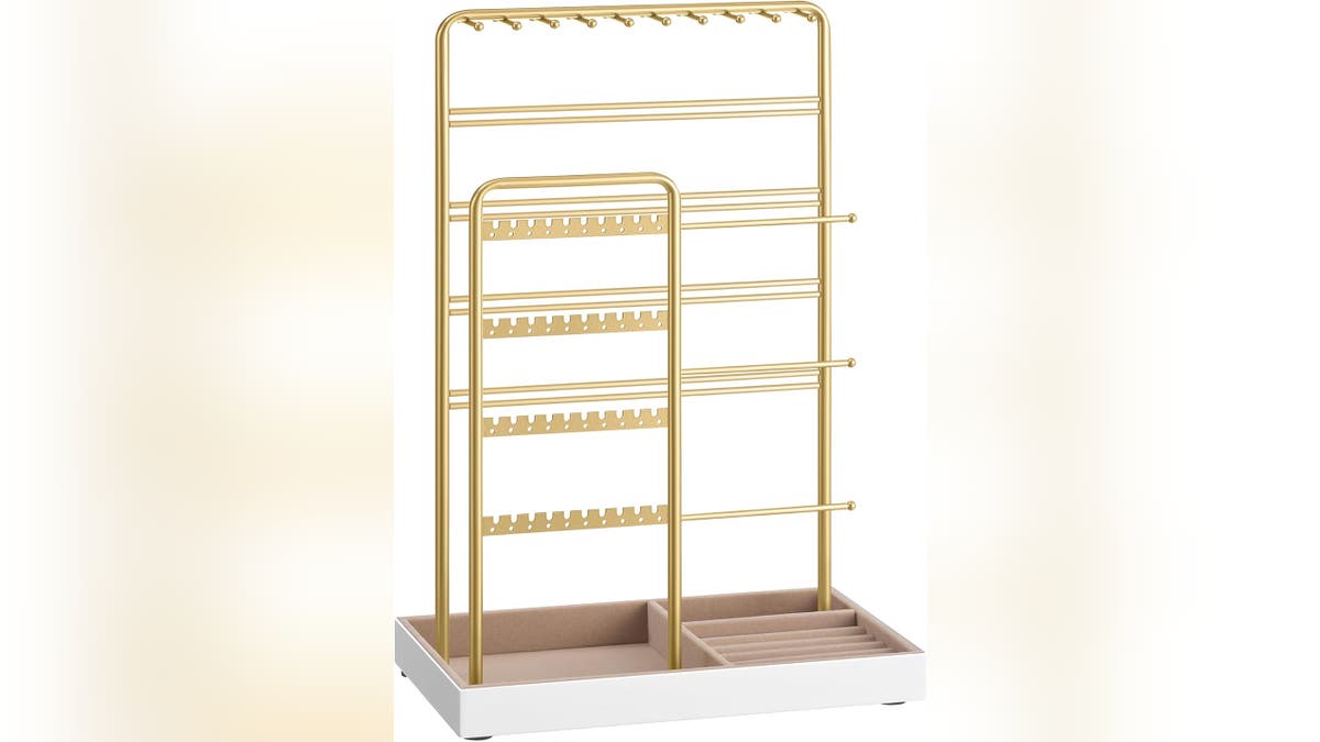 Keep your jewels organized with this jewelry holder.
