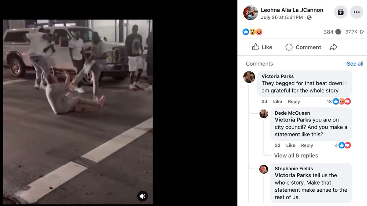 Screenshot of Facebook page Victoria Parks Cincinnati