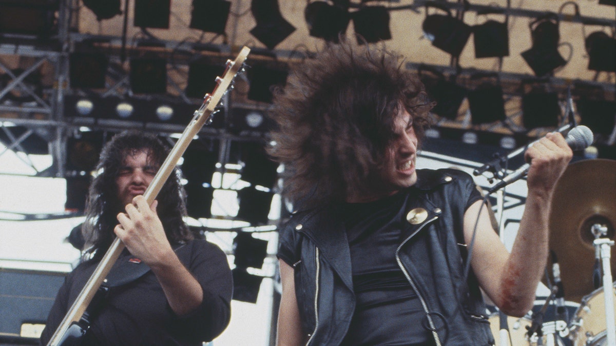 Vocalist Paul Mario Day and bass guitarist Brian Day