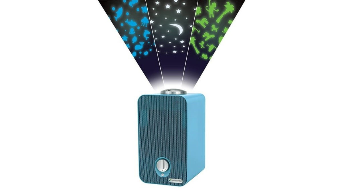 A powerful air purifier with a built-in nightlight. 