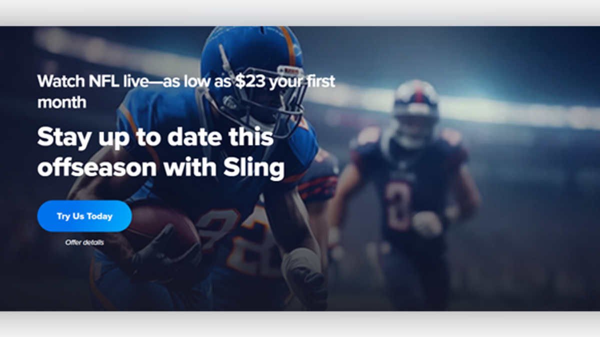 Sling has two packages, one with ESPN and the other with the NFL Network.?