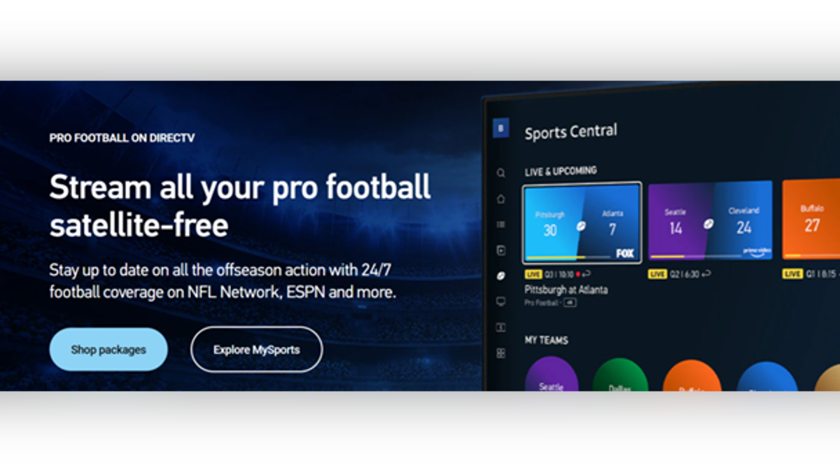 DIRECTV has different packages with the NFL Network and other sports channels.?