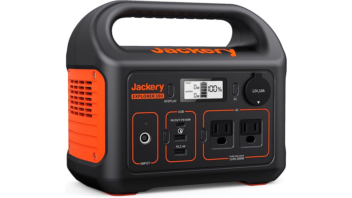 The Jackery offers portable power.