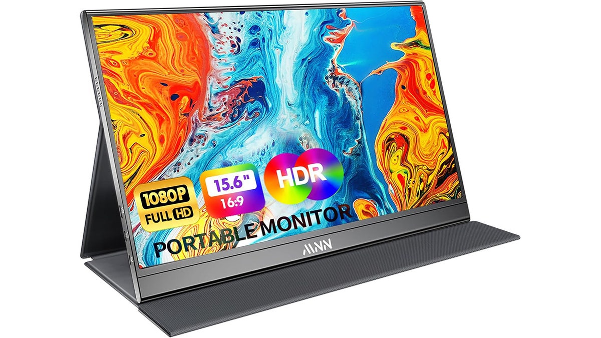 This portable monitor is a favorite because it is lightweight and slim.
