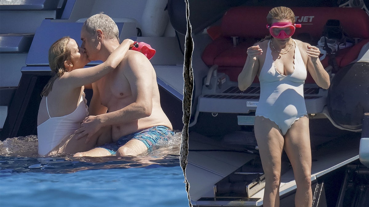 Reese Witherspoon di kapal pesiar dengan temannya saat menyelam