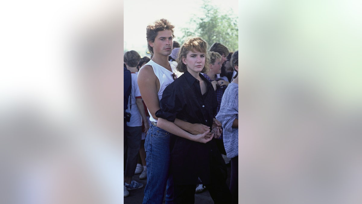 The pair, here in 1985, broke up when Gilbert was 23.