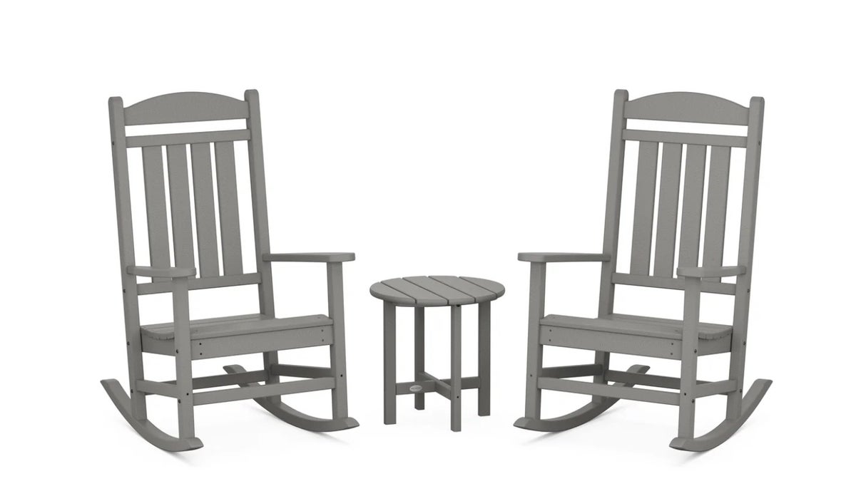 Rock yourself to relaxation with this chair set.