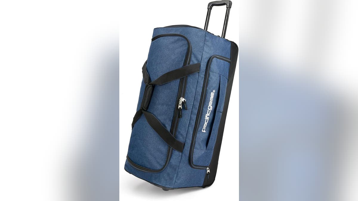 Pack what you request successful this rolling duffle bag.